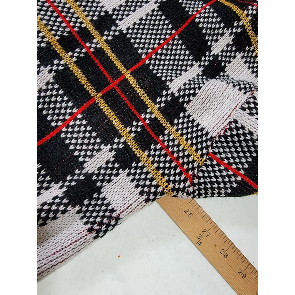 Vintage Midnight Blues Tokyo Fashion Women's Plaid Sweater - Medium - Picture 4 of 5